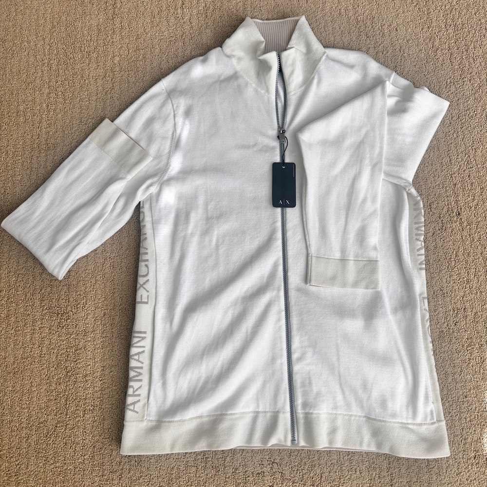 Armani Exchange Men’s Full Zip Sweater
